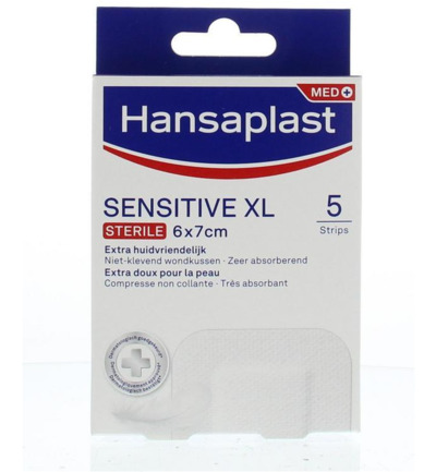Hansaplast Pleister sensitive XL (5 stuks)