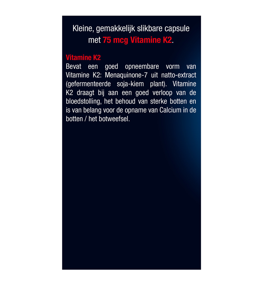 Lucovitaal Vitamine K2 75mcg (60 capsules) - image 5