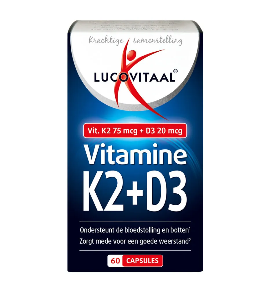 Lucovitaal Vitamine K2 + D3 (60 capsules)