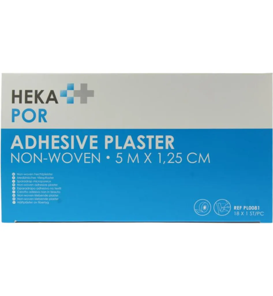 Hekapor Non-woven hechtpleister ring 5 x 1.25 (18 stuks)
