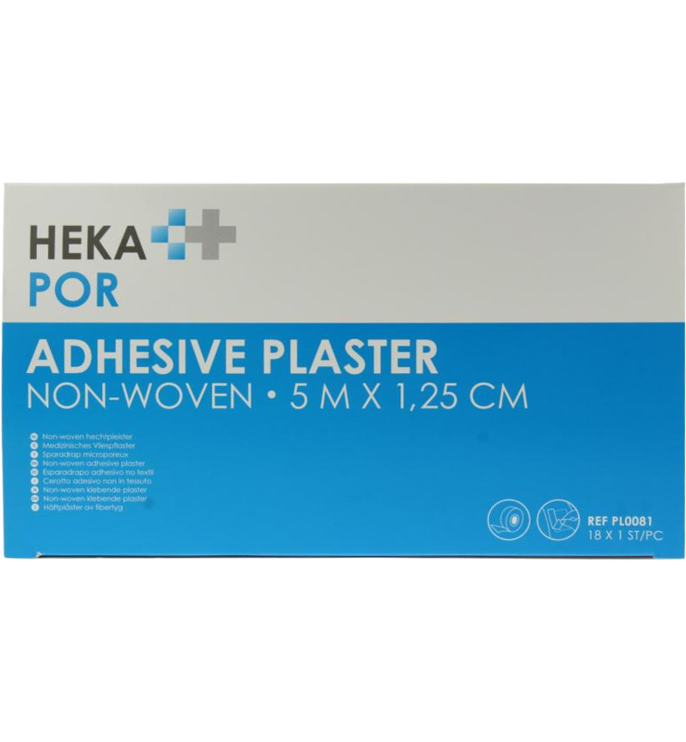 Hekapor Non-woven hechtpleister ring 5 x 1.25 (18 stuks)