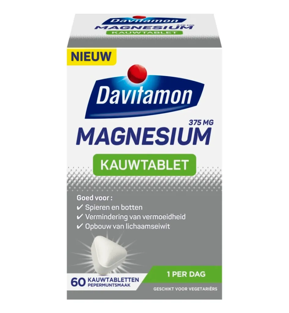 Davitamon Magnesium (60 kauwtabletten)