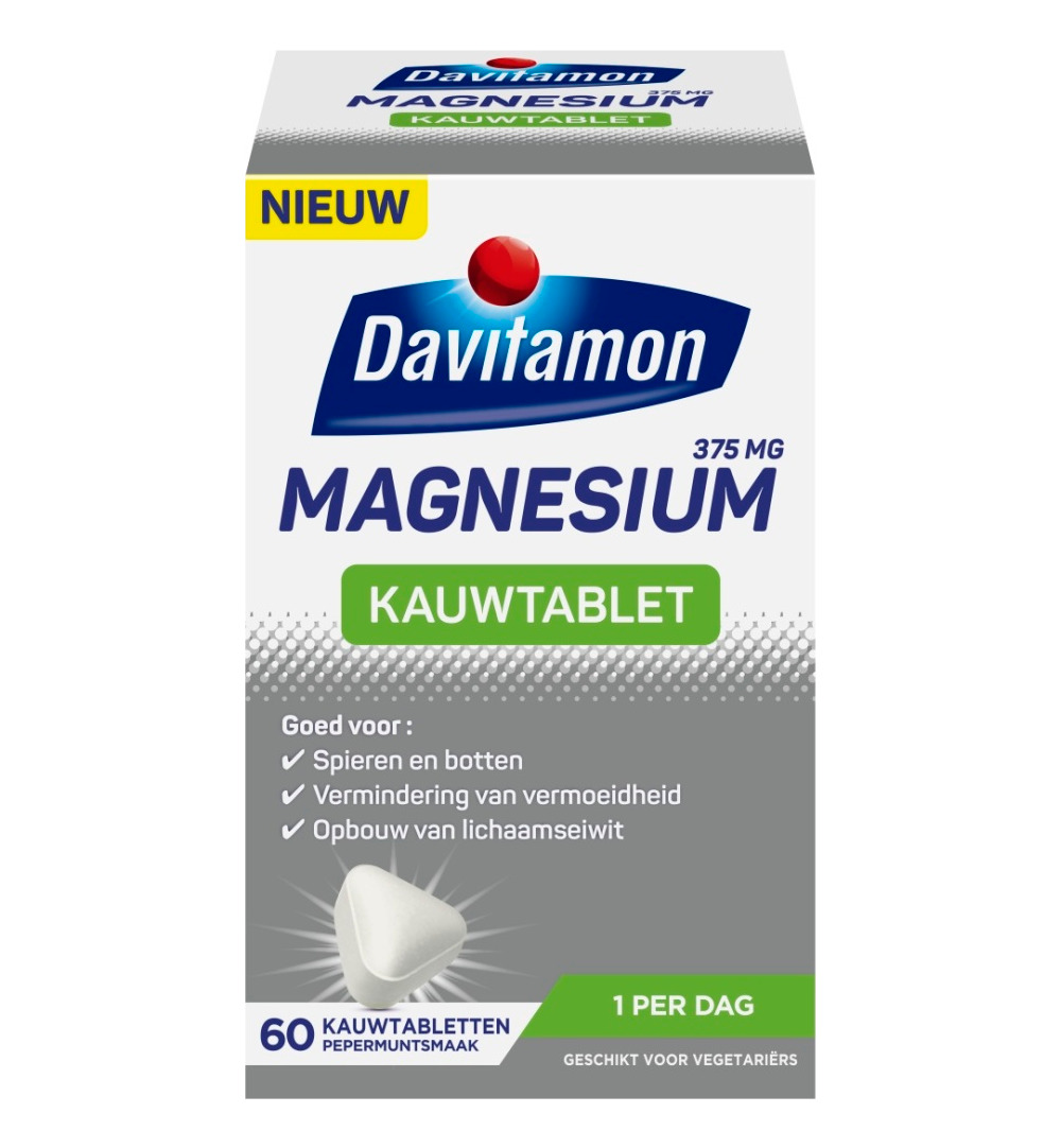 Davitamon Magnesium (60 kauwtabletten)
