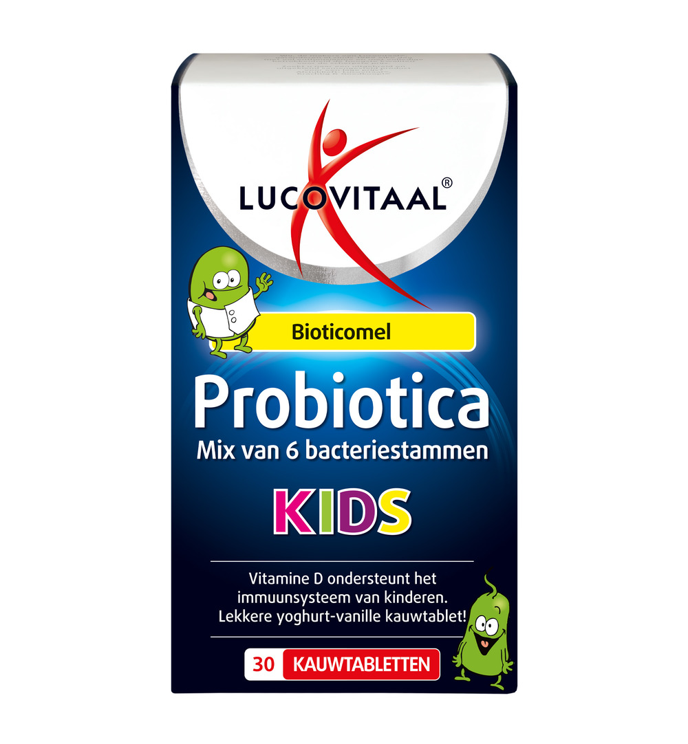 Lucovitaal Probiotica Kids (30 kauwtabletten)