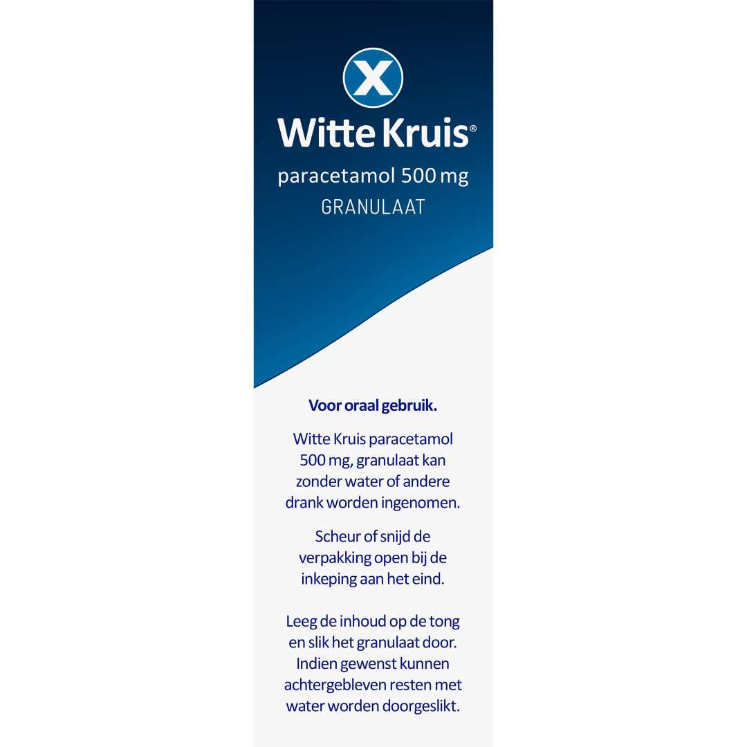 Witte Kruis Paracetamol 500 mggranulaat (10 zakjes) - image 7