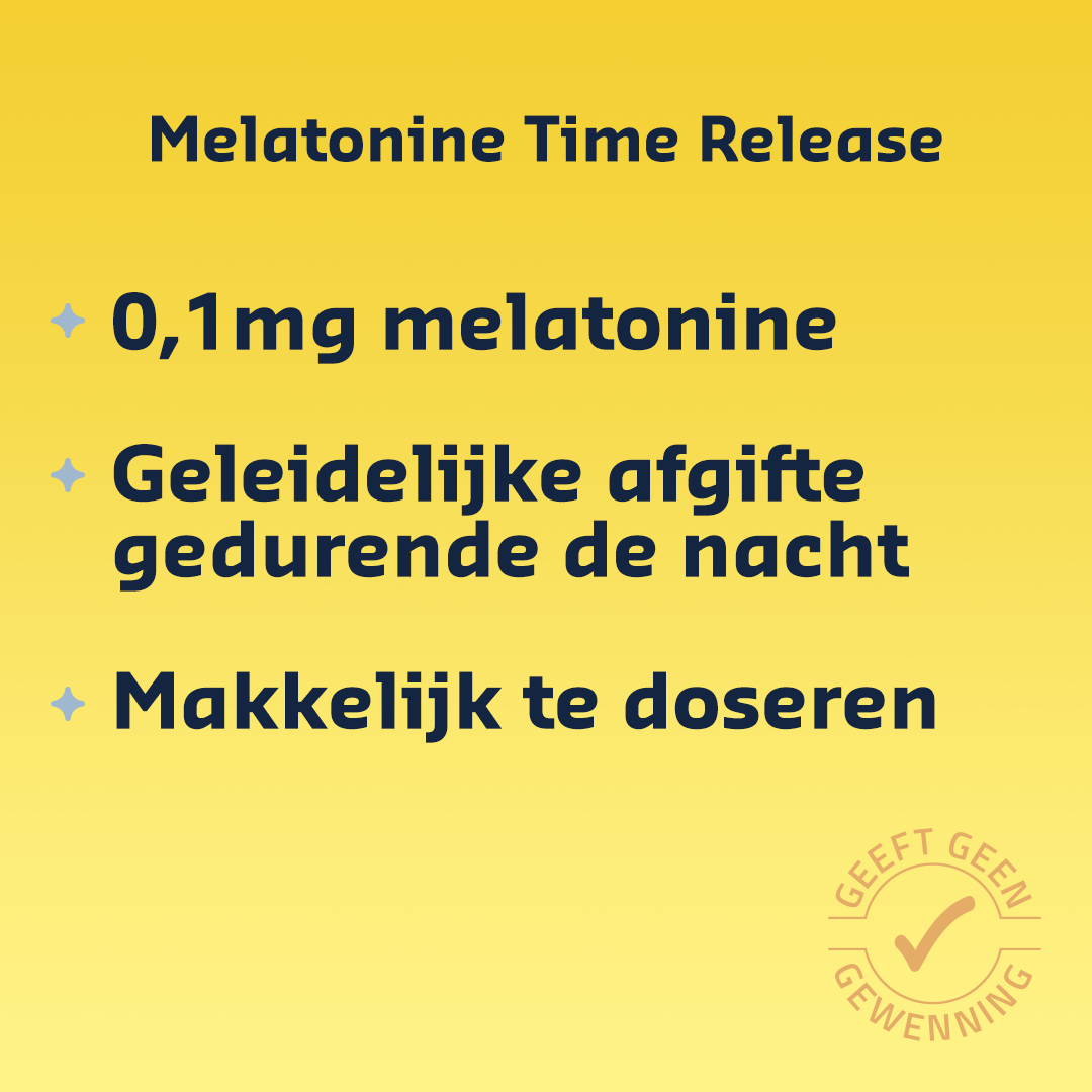 Shiepz Melatonine Time Release (500 tabletten) - image 2