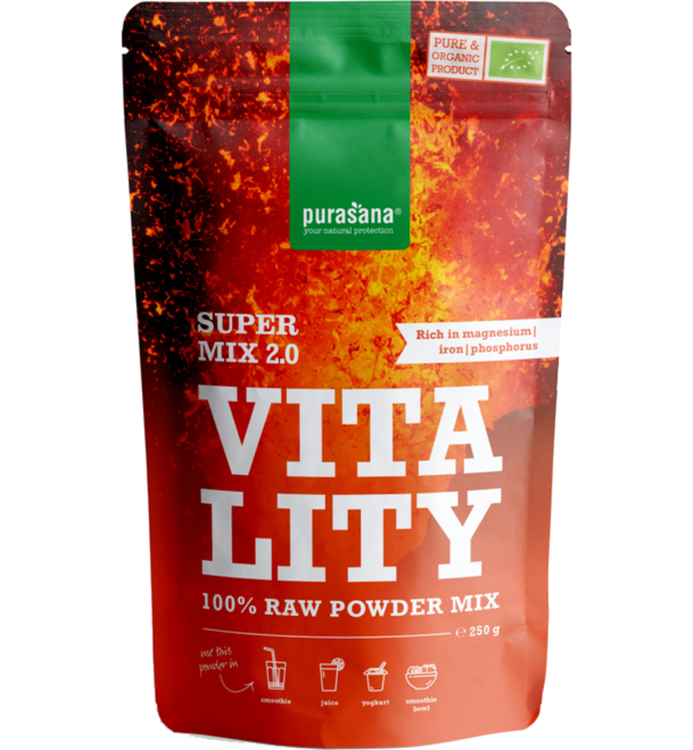 Purasana Vitality Mix 2.0 Vegan Bio (250 gr)