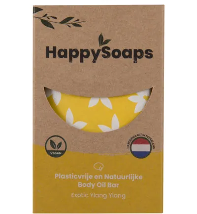 Happysoaps Body oil bar exotic ylang ylang (70 gr)