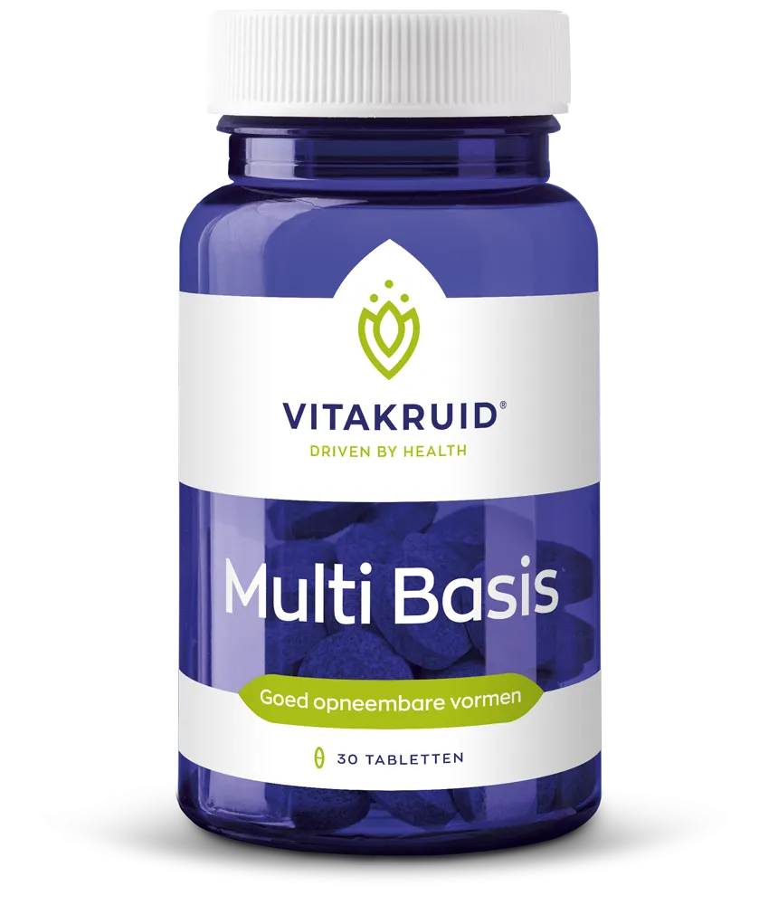 Vitakruid Multi Basis Met Natuurlijke Vormen (30 tabletten)