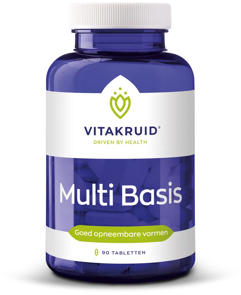 Vitakruid Multi Basis Met Natuurlijke Vormen (90 tabletten)