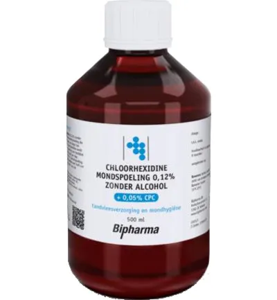 Bipharma Chloorhexidine mondspoeling 0.12% (500 ml)