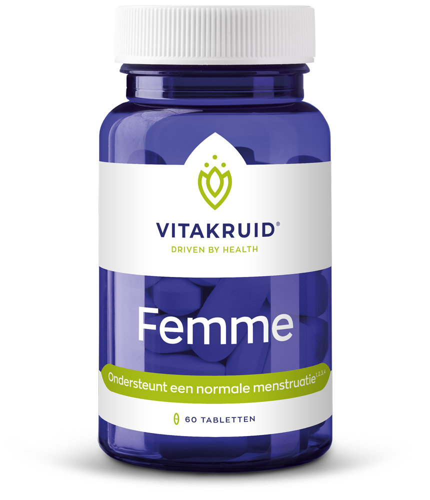 Vitakruid Femme Hormoon Support Oa Maca & Saffraan (60 tabletten)