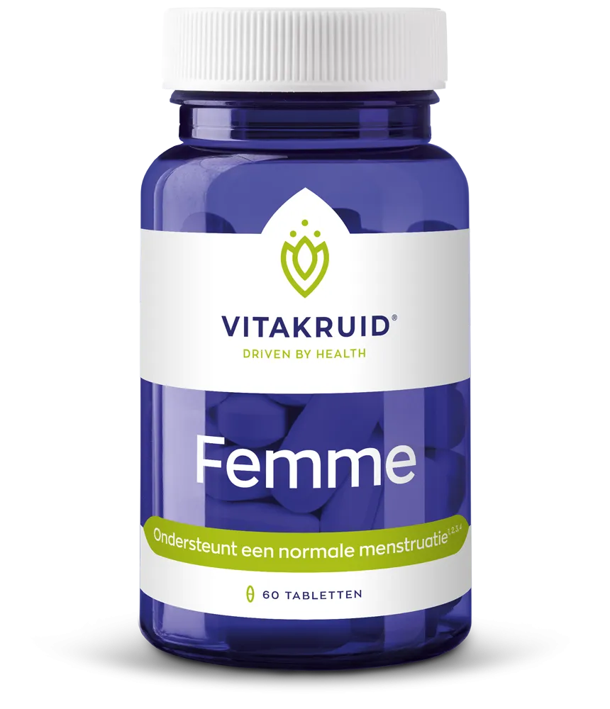 Vitakruid Femme Hormoon Support Oa Maca & Saffraan (60 tabletten)