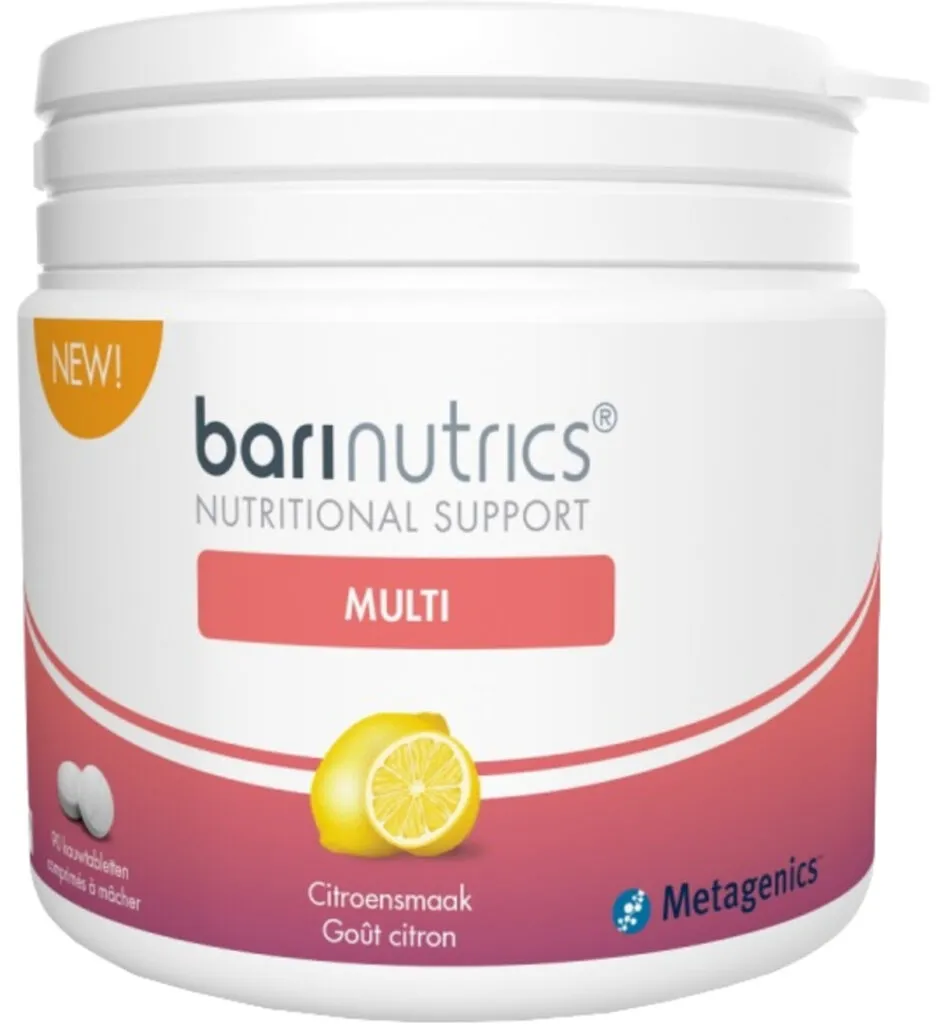 Barinutrics Multi citroen (90 kauwtabletten)