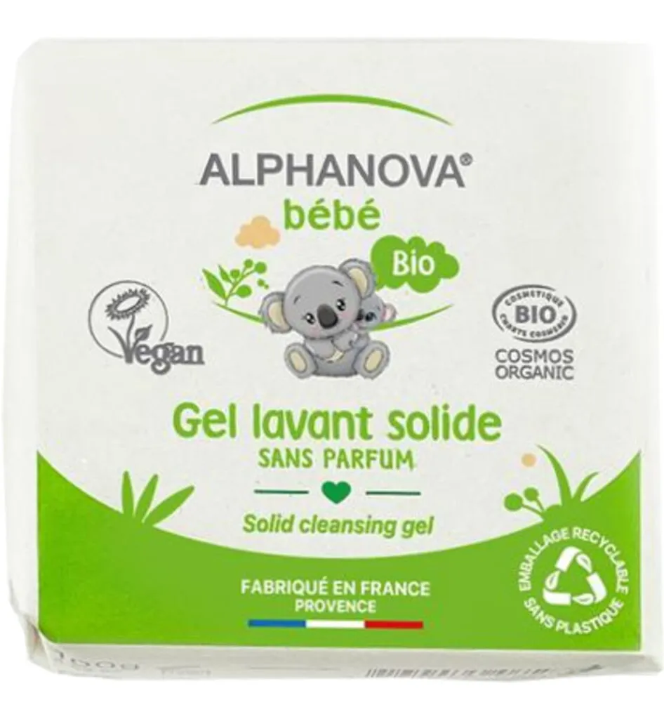 Alphanova Bebe Solid cleansing gel baby (100 gr)