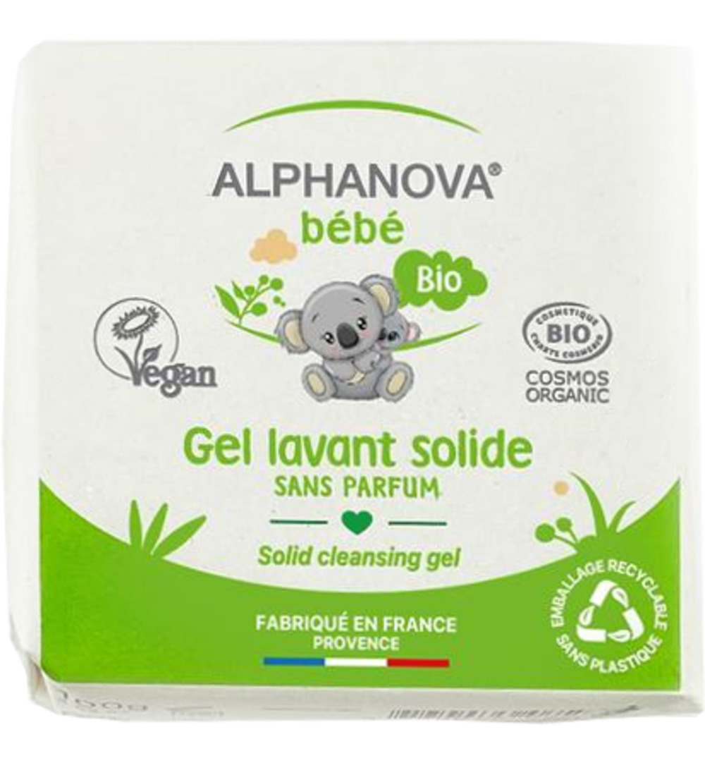 Alphanova Bebe Solid cleansing gel baby (100 gr)