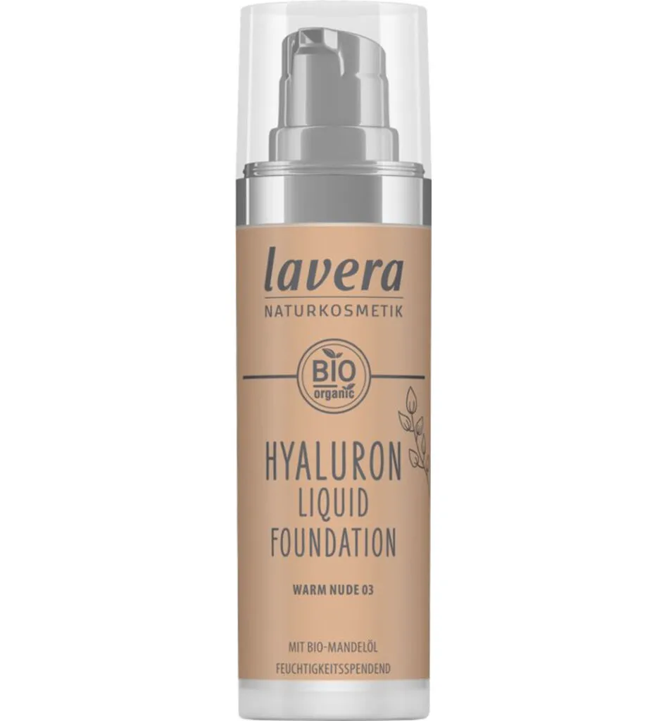 Lavera Hyaluron liquid foundation warm nude 03 bio (30 ml)