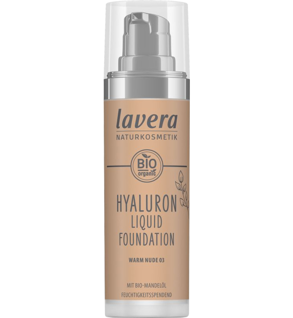 Lavera Hyaluron liquid foundation warm nude 03 bio (30 ml)