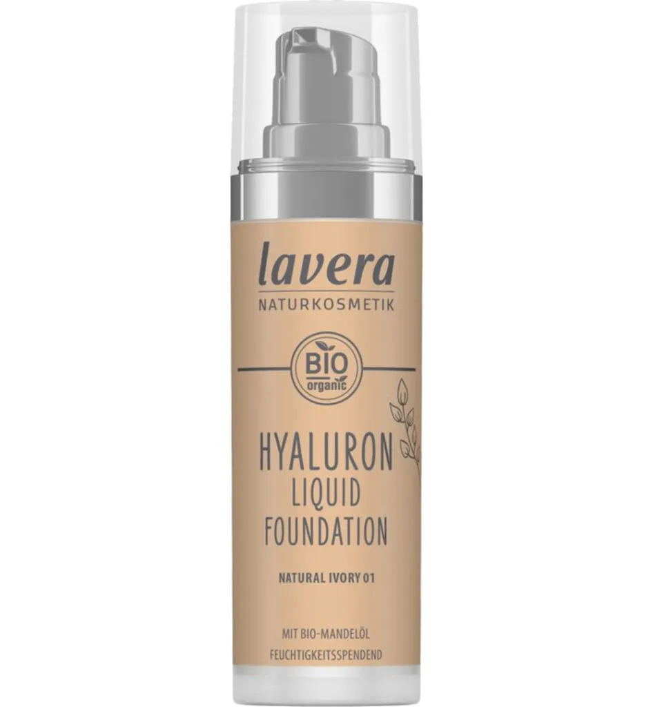Lavera Hyaluron liquid foundation natural ivory 01 bio (30 ml)