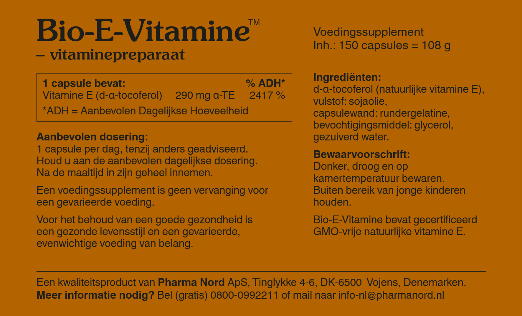 Pharma Nord Bio E Vitamine (150 capsules)