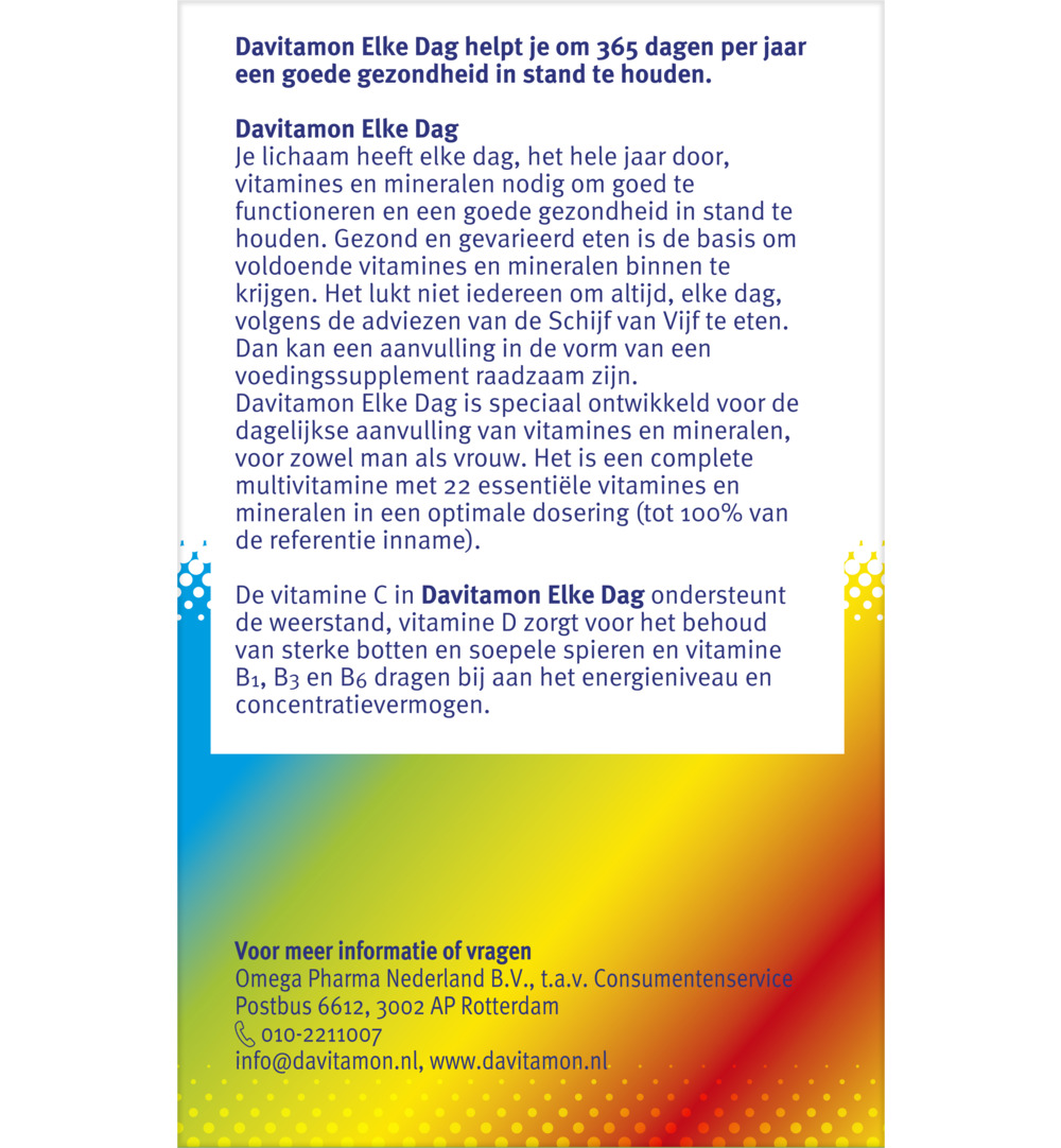 Davitamon Elk dag (60 kauwtabletten) - image 4