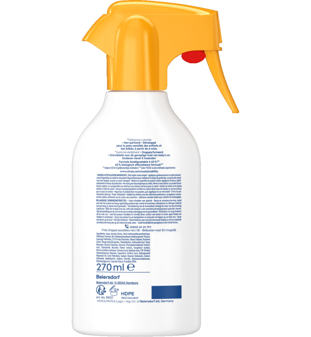 Nivea Sun kids sensitive spray SPF50+ (270 ml) - image 2