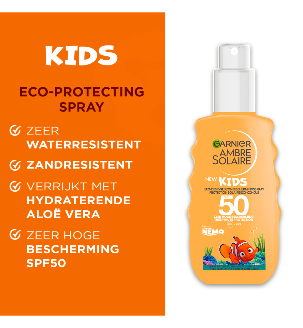 Garnier Ambre solaire kids nemo spray SPF50+ (150 ml) - image 2