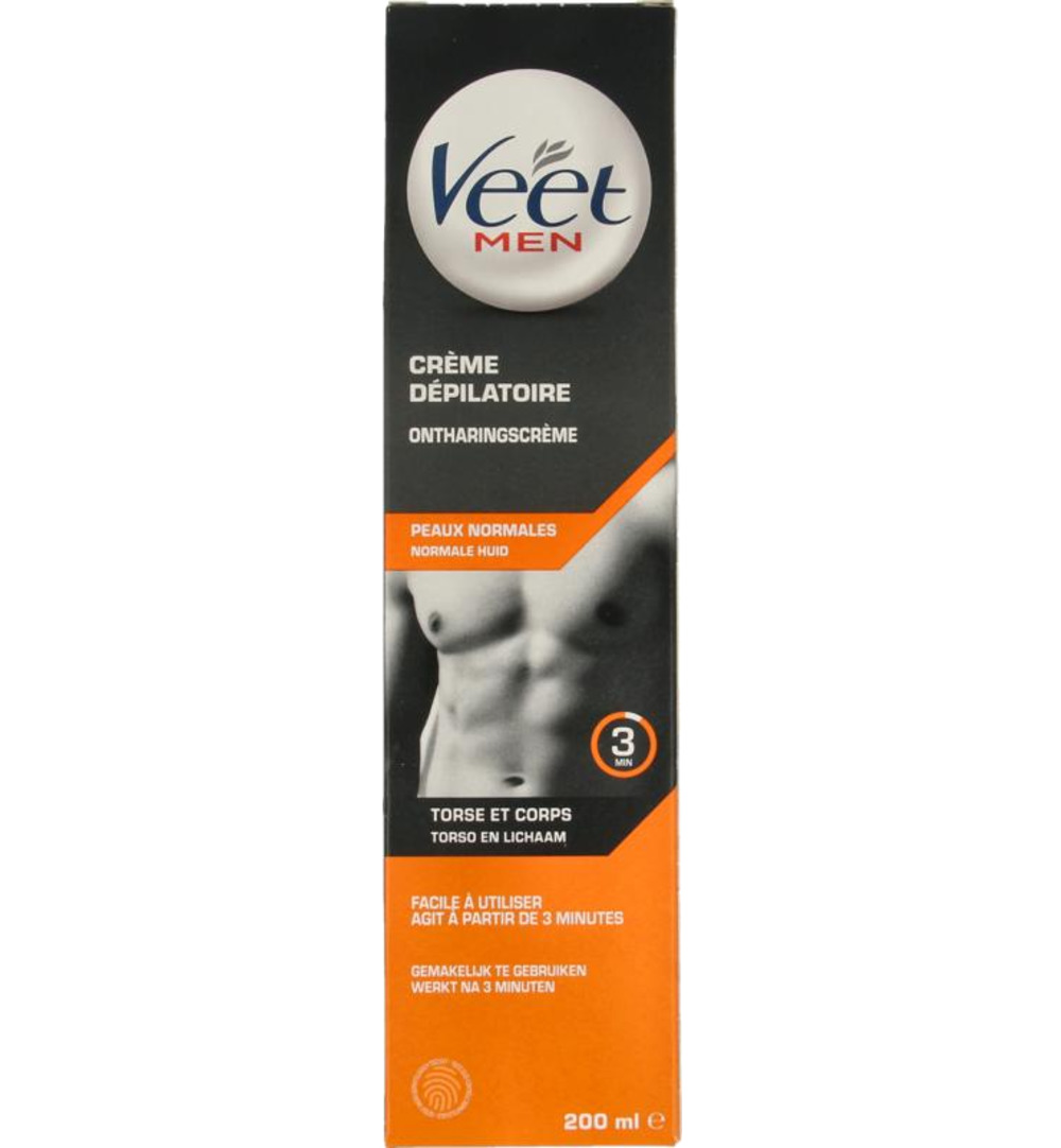 Veet For men ontharingscreme normaal (200 ml)