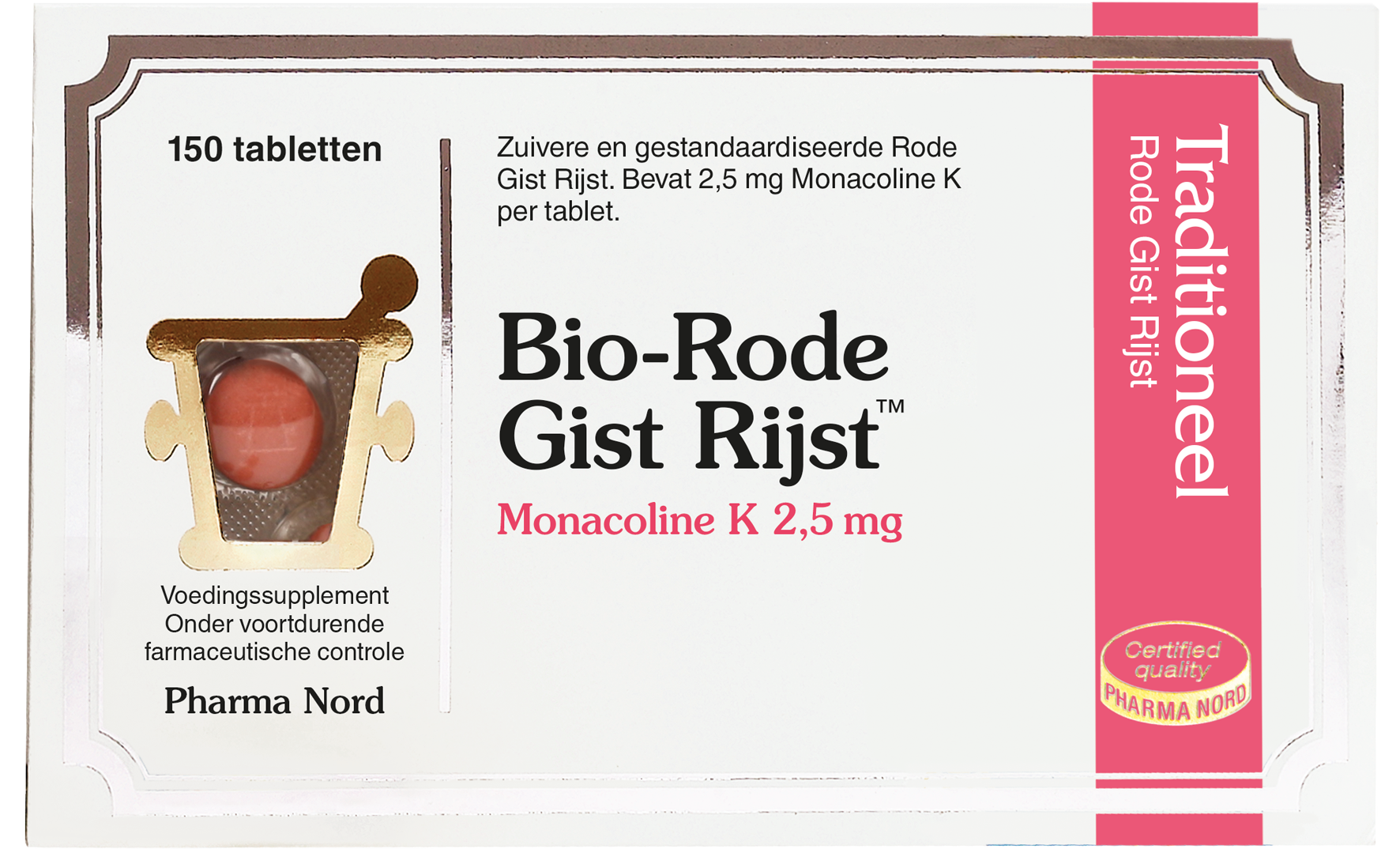 Pharma Nord Bio Rode Gist Rijst (150 tabletten)