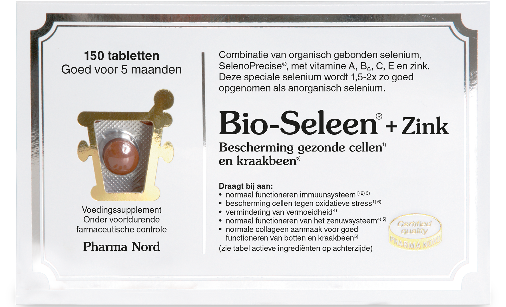 Pharma Nord Bio Seleen & Zink (150 tabletten)