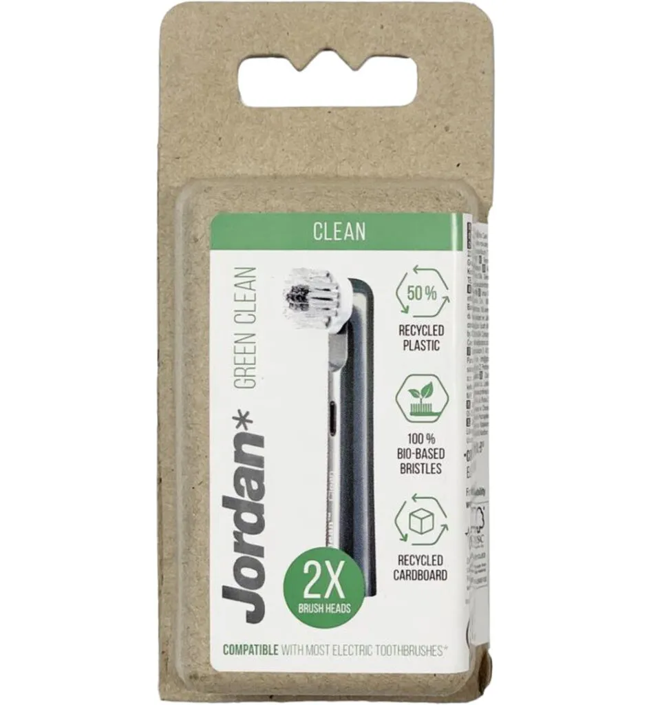 Jordangreen clean opzetborstel (2 stuks)