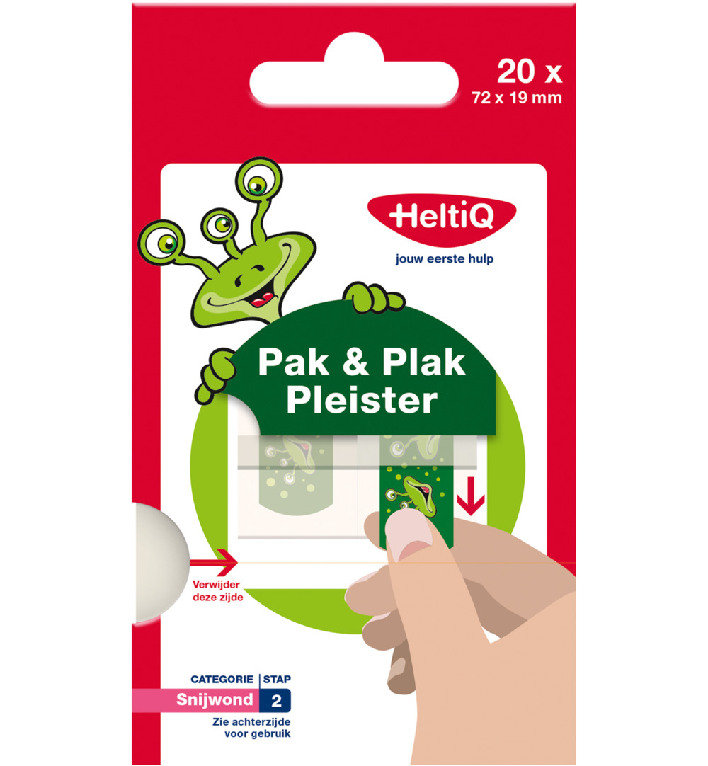 HeltiQ Pak & plakgroen (20 stuks)