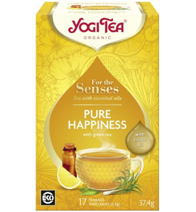Yogi Tea Thea for the senses pure happiness (17 stuks)