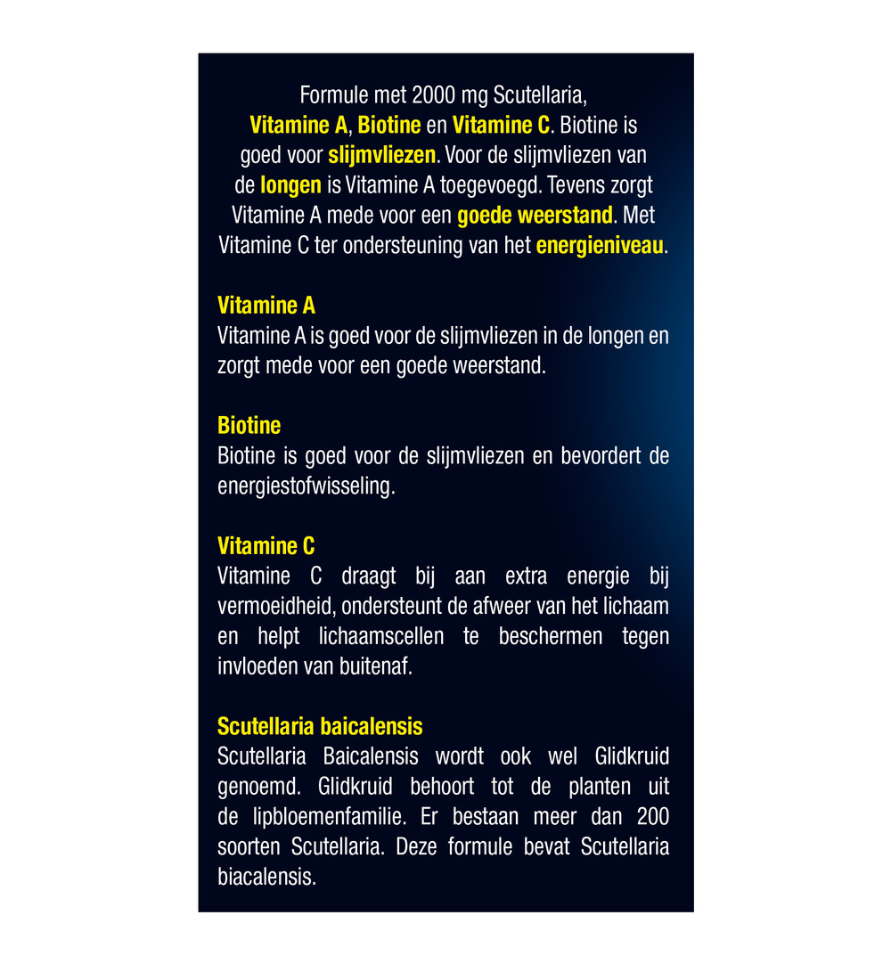 Lucovitaal Scutellaria 2000mg (30 capsules) - image 5