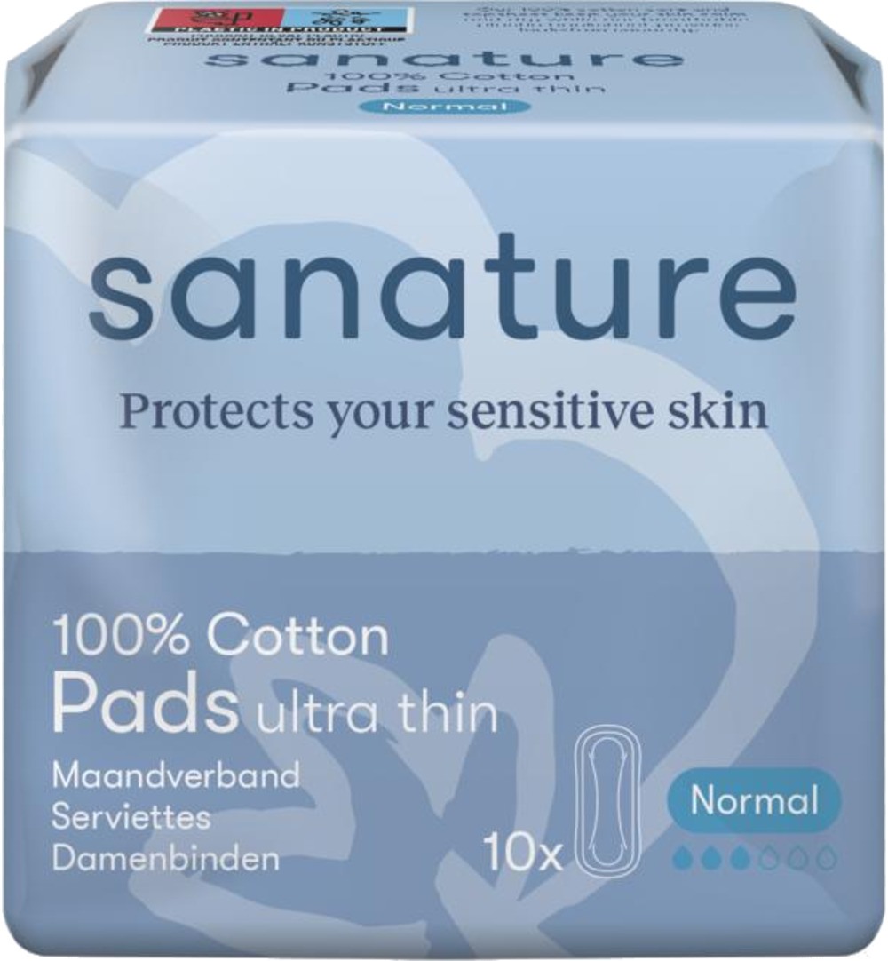 Sanature Maandverband zonder vleugels (10 stuks)