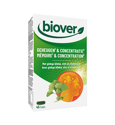 Biover Geheugen & concentratie (45 capsules)