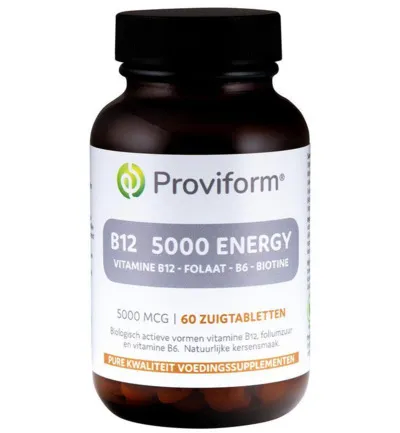 Proviform Vitamine B12 5000Mcg Energy (60 Zuigtabletten)