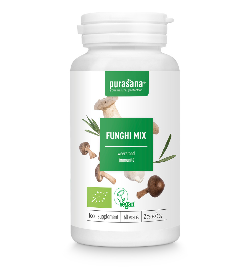 Purasana Funghi Mix Vegan Bio (60 vega capsules) - image 5