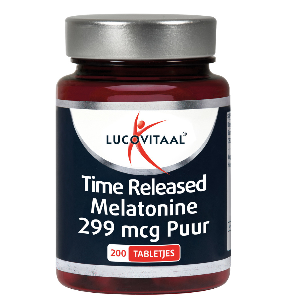 Lucovitaal Melatonine Puur 299mcg Time Released (200 tabletten)