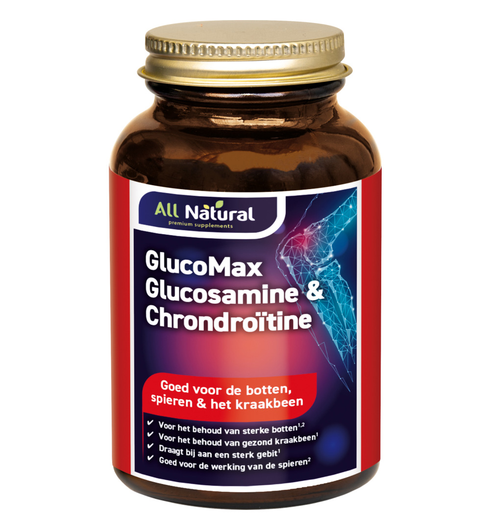 All Natural Glucosamine & chondroit extra forte (120 tabletten)