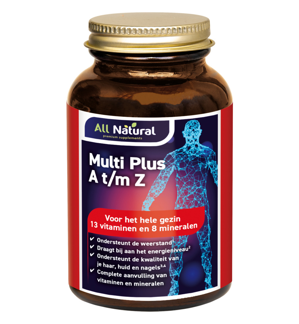 All Natural Multi plus A t/m Z (100 tabletten)