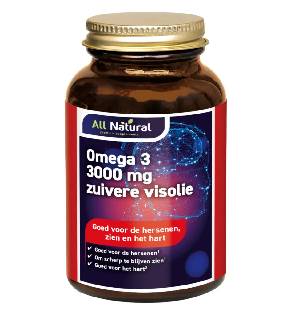 All Natural Omega 3 3000mg (100 capsules)