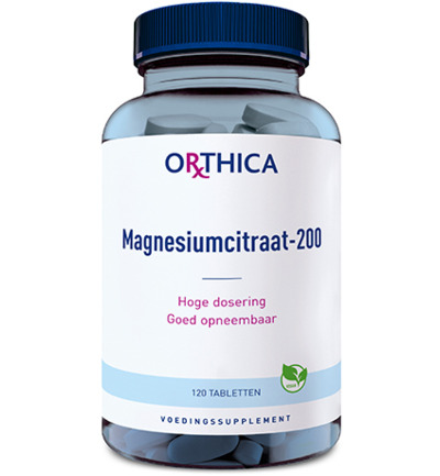 Orthica Magnesium Citraat 200 (120 tabletten)