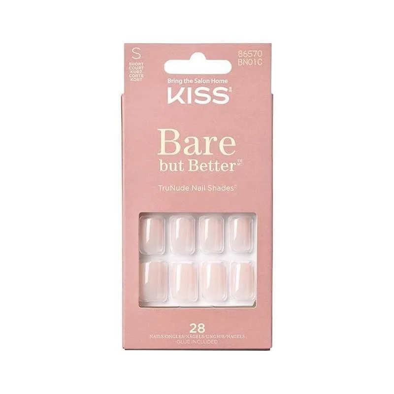 Kiss Bare but better nails nudies (1 set)