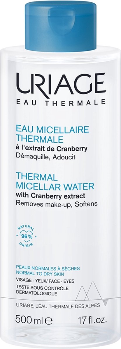 Uriage Thermal micellar water normale/droge huid (500 ml)