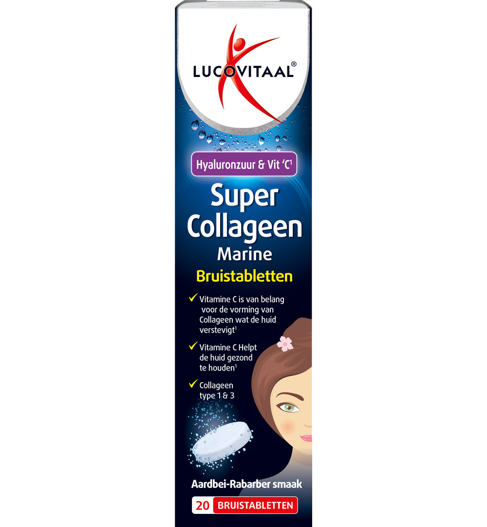 Lucovitaal Super Collageen (20 Bruistabletten)