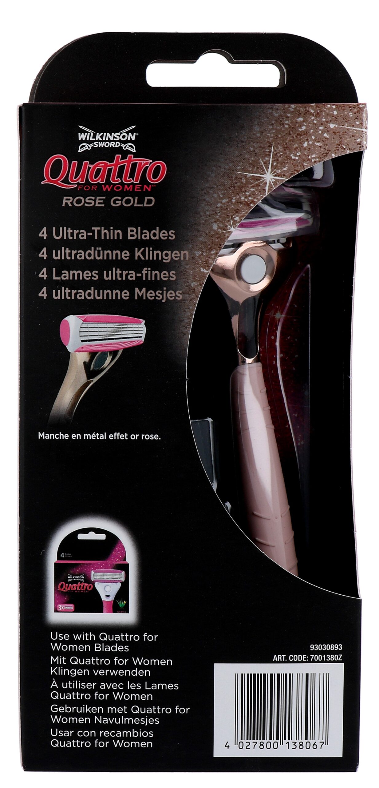 Wilkinson Quattro scheerapparaat women v (1 stuk)