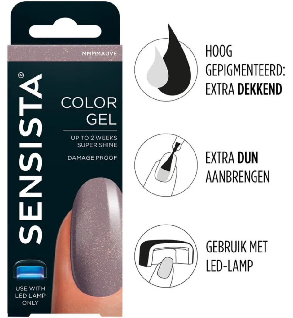 Sensista Color gel mmmmauve (7,5 ml)