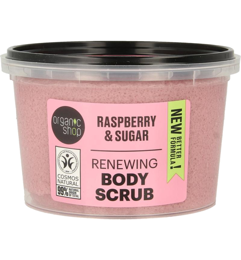 Organic Shop Body scrub raspberry cream (250 ml)