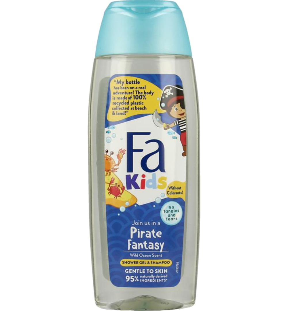 Fa Kids douche & shampoo piraat (250 ml)